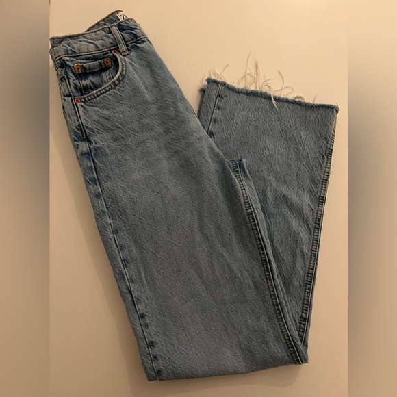 Zara Jeans Zara 9s Full Length Jeans Poshmark